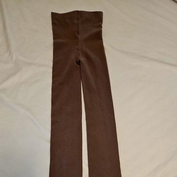 Beige footed tights, size Small - Picture 1 of 2